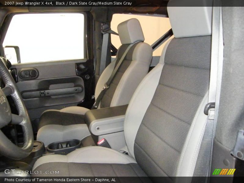 Black / Dark Slate Gray/Medium Slate Gray 2007 Jeep Wrangler X 4x4