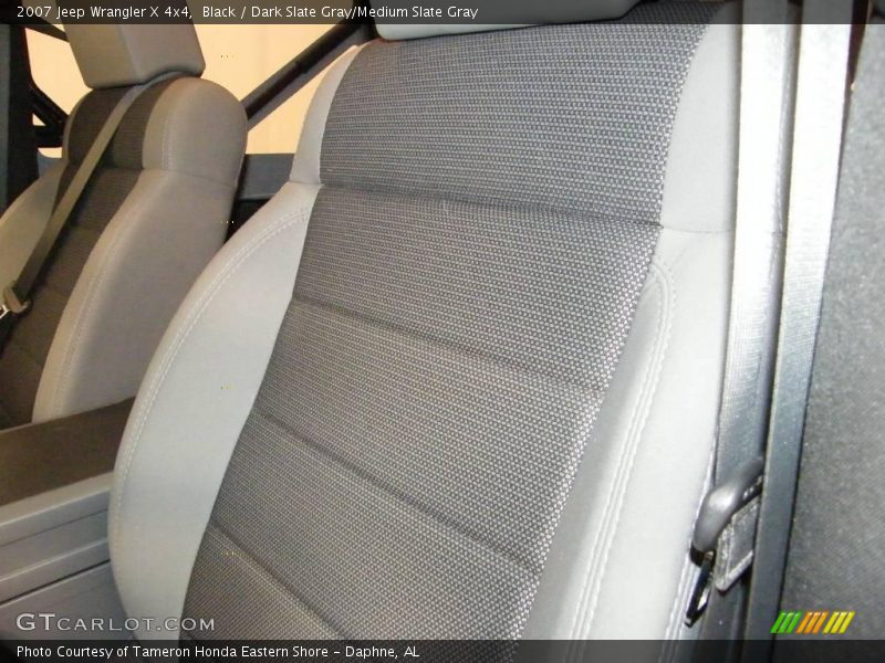 Black / Dark Slate Gray/Medium Slate Gray 2007 Jeep Wrangler X 4x4