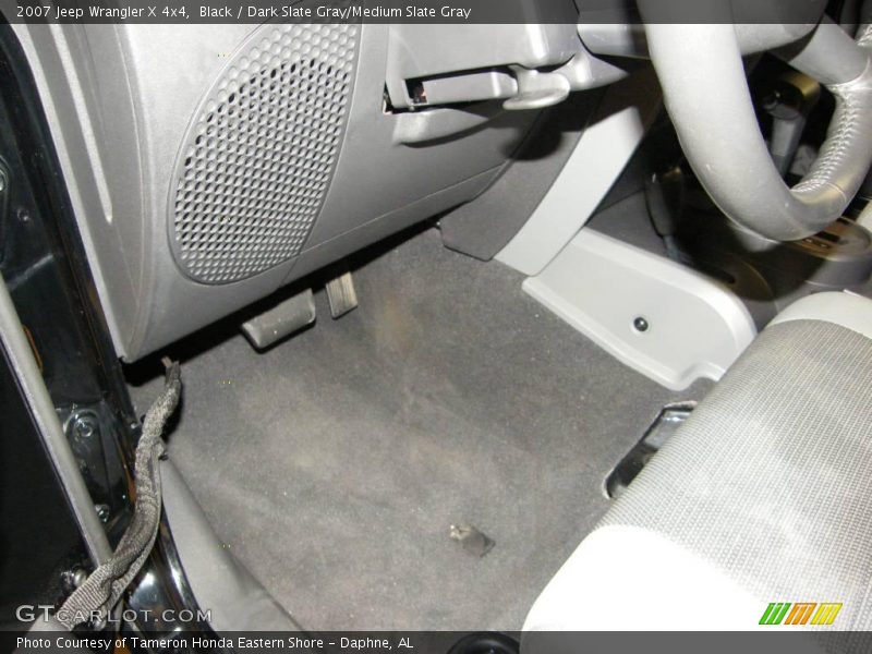 Black / Dark Slate Gray/Medium Slate Gray 2007 Jeep Wrangler X 4x4