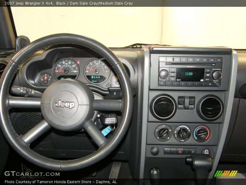 Black / Dark Slate Gray/Medium Slate Gray 2007 Jeep Wrangler X 4x4