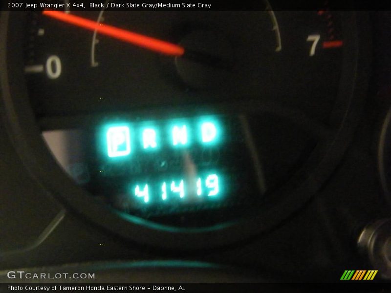 Black / Dark Slate Gray/Medium Slate Gray 2007 Jeep Wrangler X 4x4