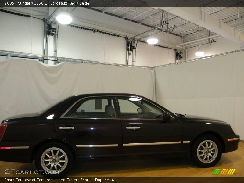 Bordeaux Red / Beige 2005 Hyundai XG350 L