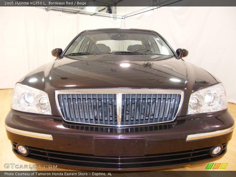 Bordeaux Red / Beige 2005 Hyundai XG350 L