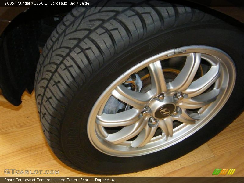 Bordeaux Red / Beige 2005 Hyundai XG350 L