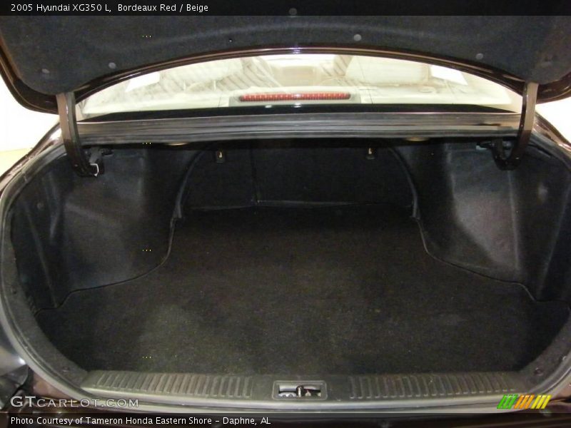 Bordeaux Red / Beige 2005 Hyundai XG350 L
