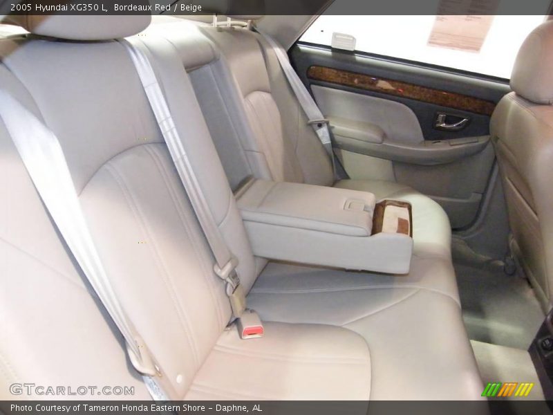 Bordeaux Red / Beige 2005 Hyundai XG350 L