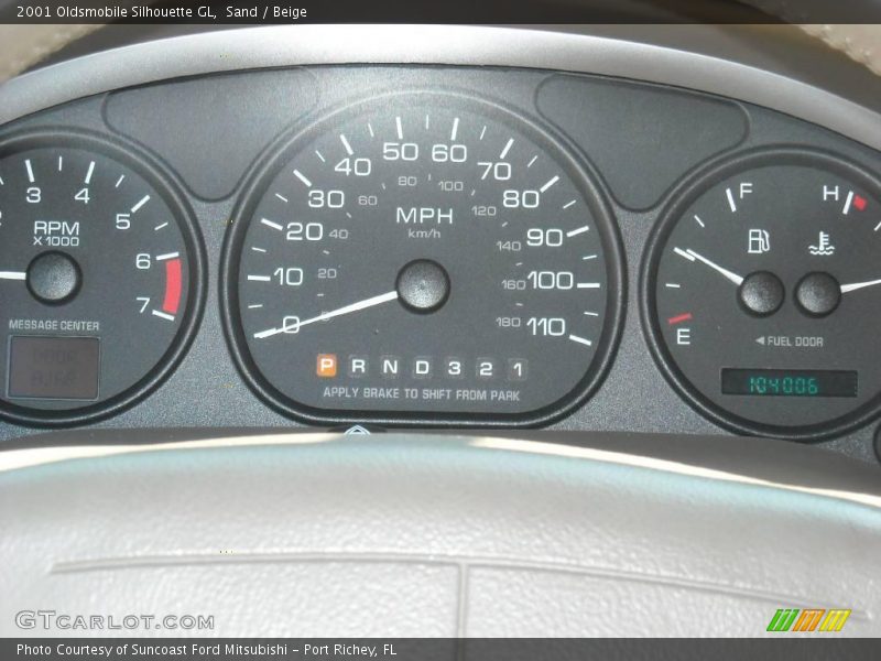 Sand / Beige 2001 Oldsmobile Silhouette GL