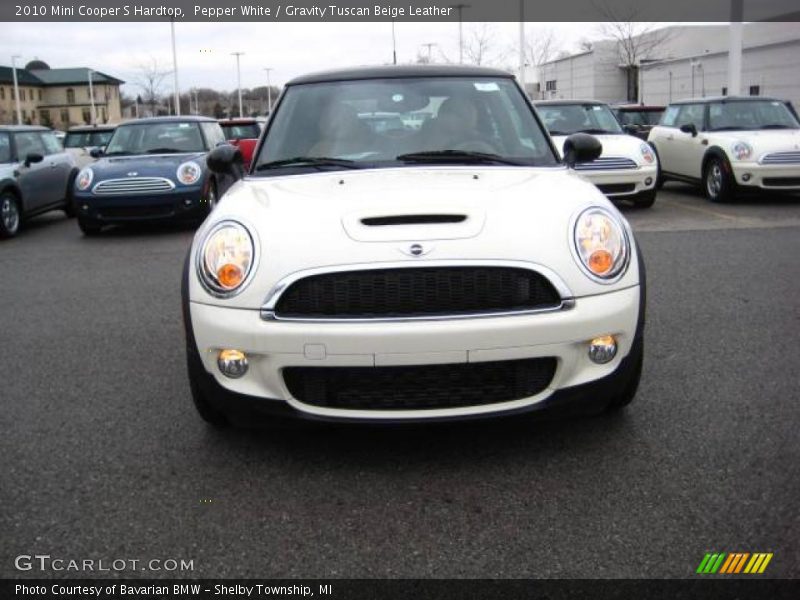 Pepper White / Gravity Tuscan Beige Leather 2010 Mini Cooper S Hardtop