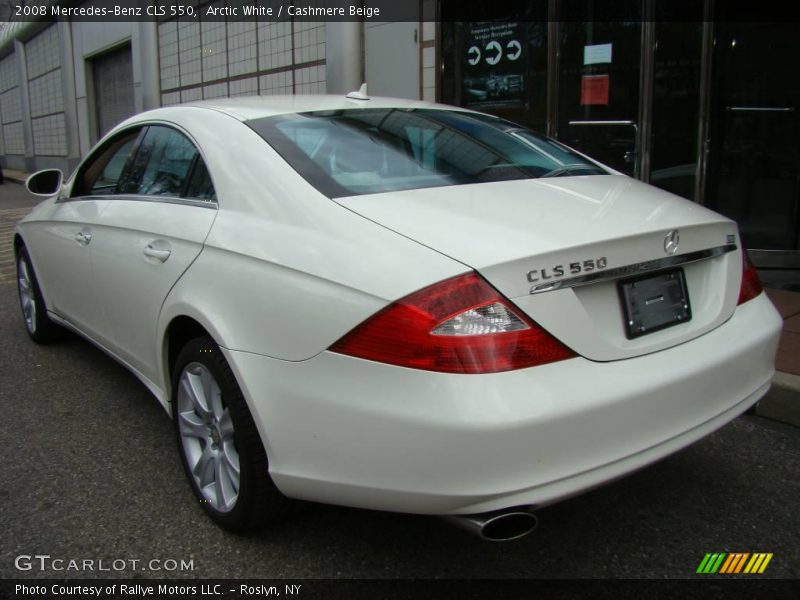 Arctic White / Cashmere Beige 2008 Mercedes-Benz CLS 550