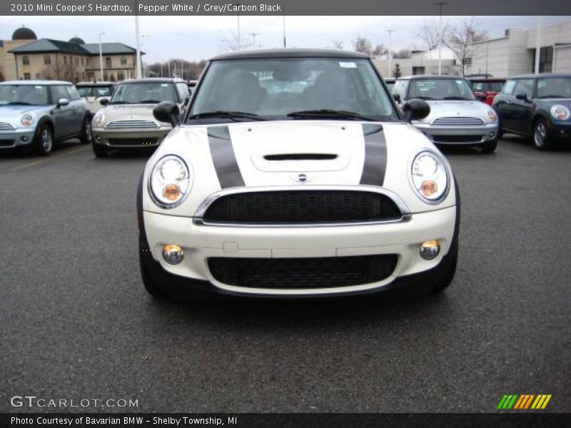Pepper White / Grey/Carbon Black 2010 Mini Cooper S Hardtop