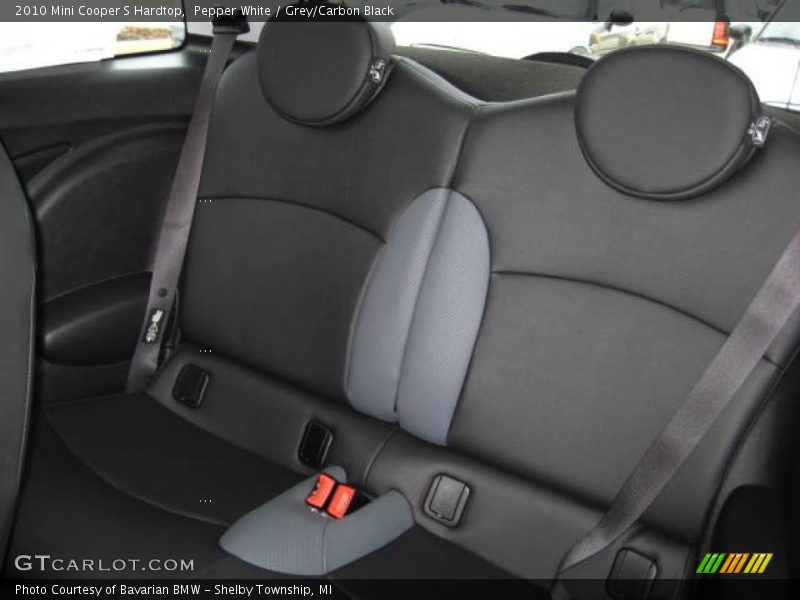 Pepper White / Grey/Carbon Black 2010 Mini Cooper S Hardtop