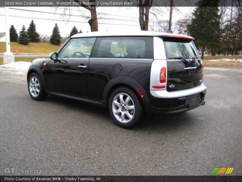 Midnight Black Metallic / Grey/Carbon Black 2010 Mini Cooper Clubman