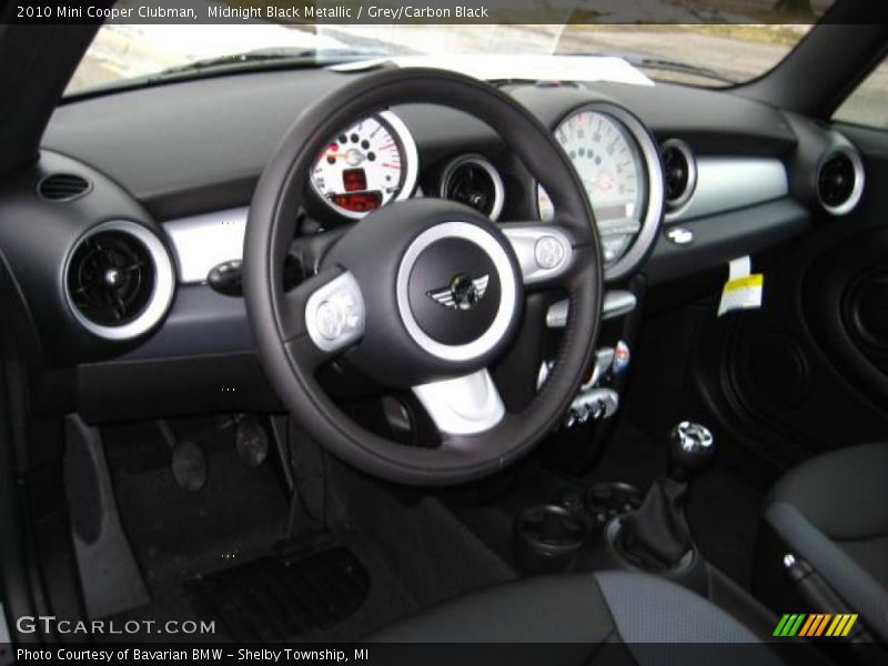 Midnight Black Metallic / Grey/Carbon Black 2010 Mini Cooper Clubman