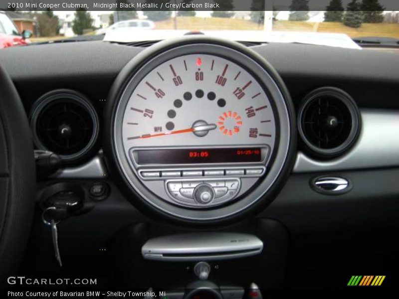 Midnight Black Metallic / Grey/Carbon Black 2010 Mini Cooper Clubman