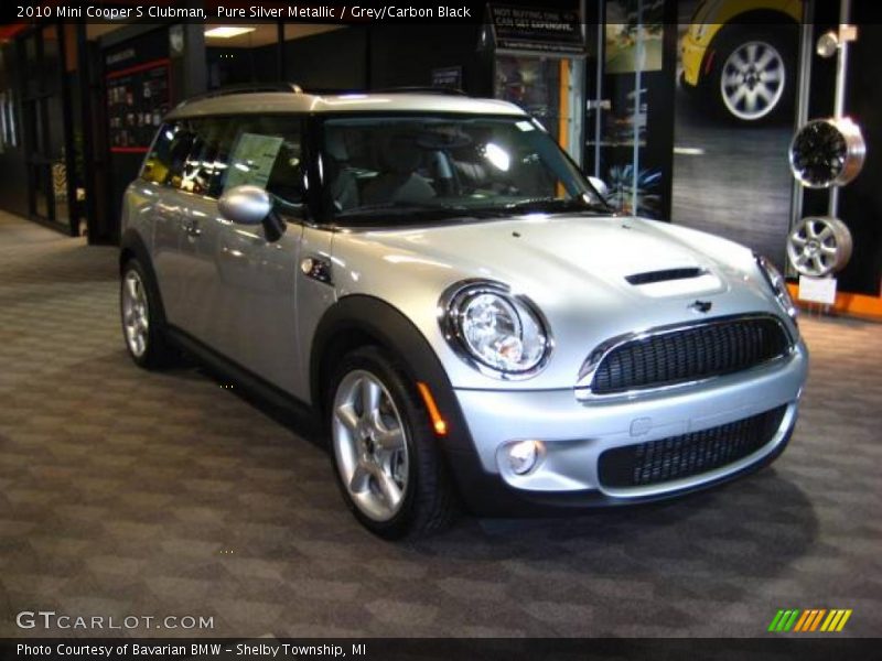 Pure Silver Metallic / Grey/Carbon Black 2010 Mini Cooper S Clubman