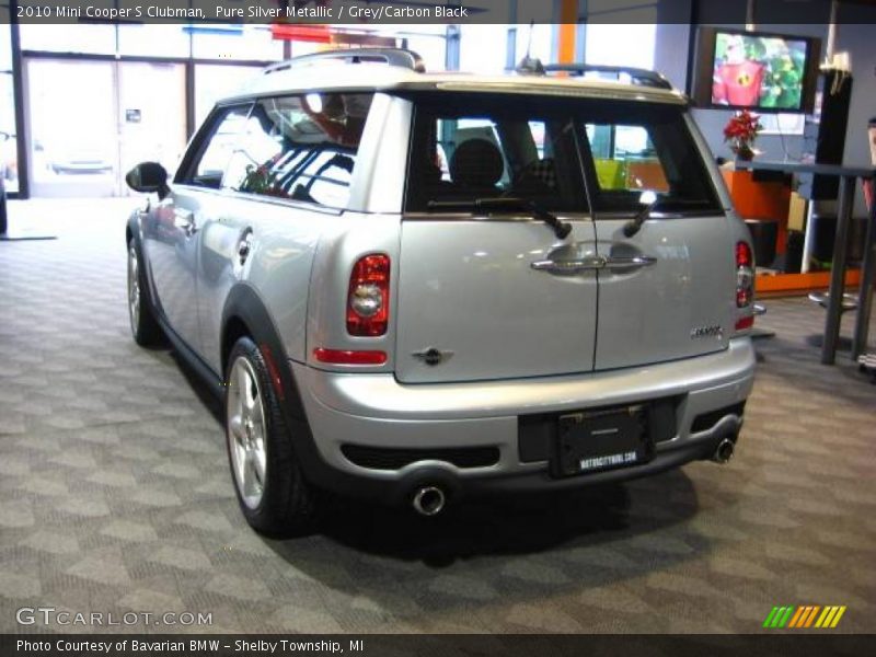 Pure Silver Metallic / Grey/Carbon Black 2010 Mini Cooper S Clubman