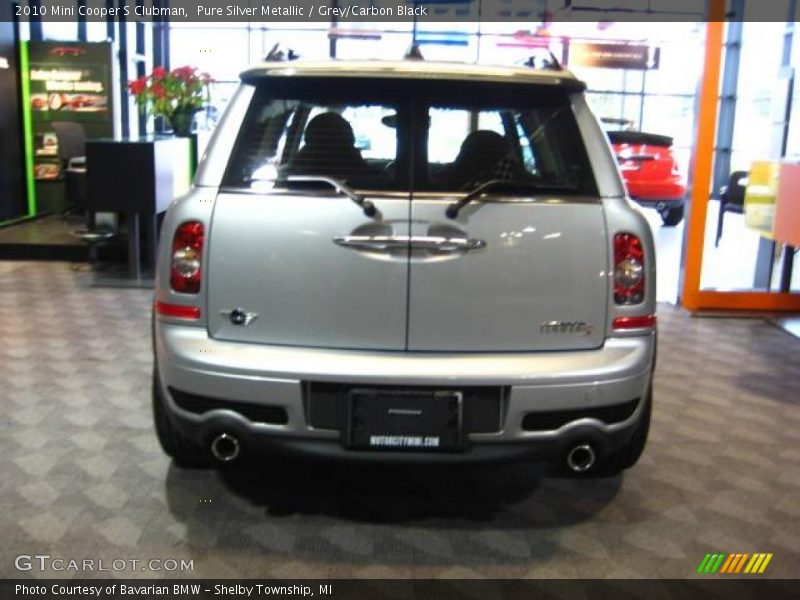 Pure Silver Metallic / Grey/Carbon Black 2010 Mini Cooper S Clubman