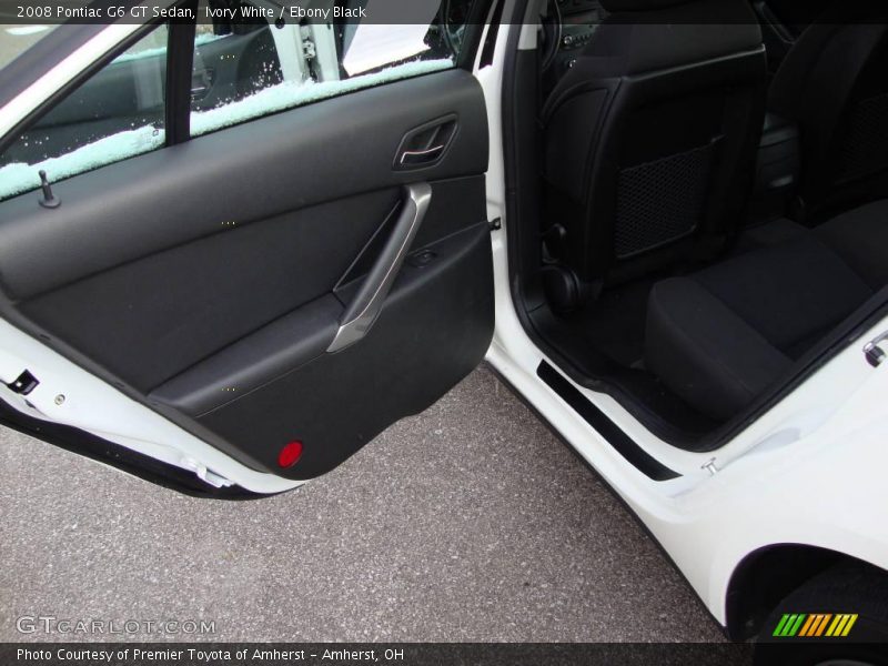 Ivory White / Ebony Black 2008 Pontiac G6 GT Sedan