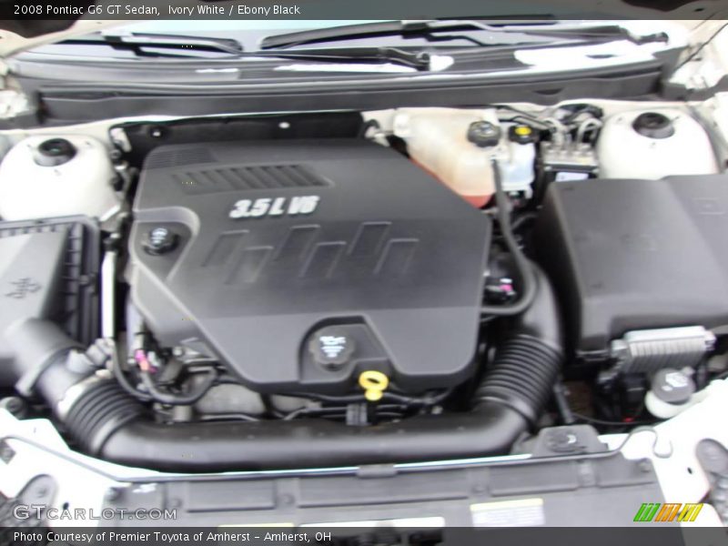 Ivory White / Ebony Black 2008 Pontiac G6 GT Sedan