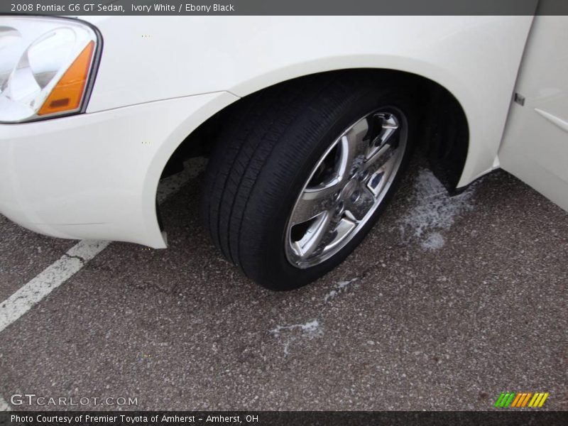 Ivory White / Ebony Black 2008 Pontiac G6 GT Sedan
