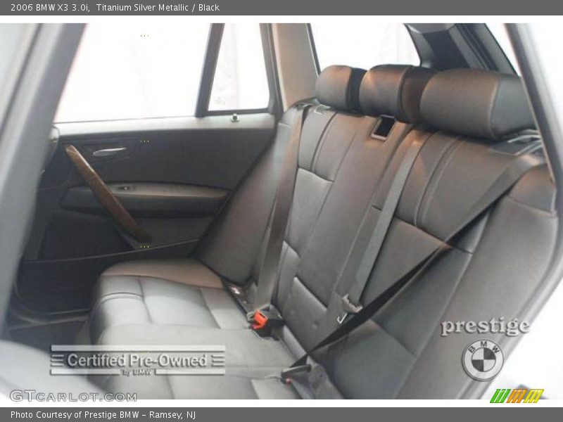 Titanium Silver Metallic / Black 2006 BMW X3 3.0i