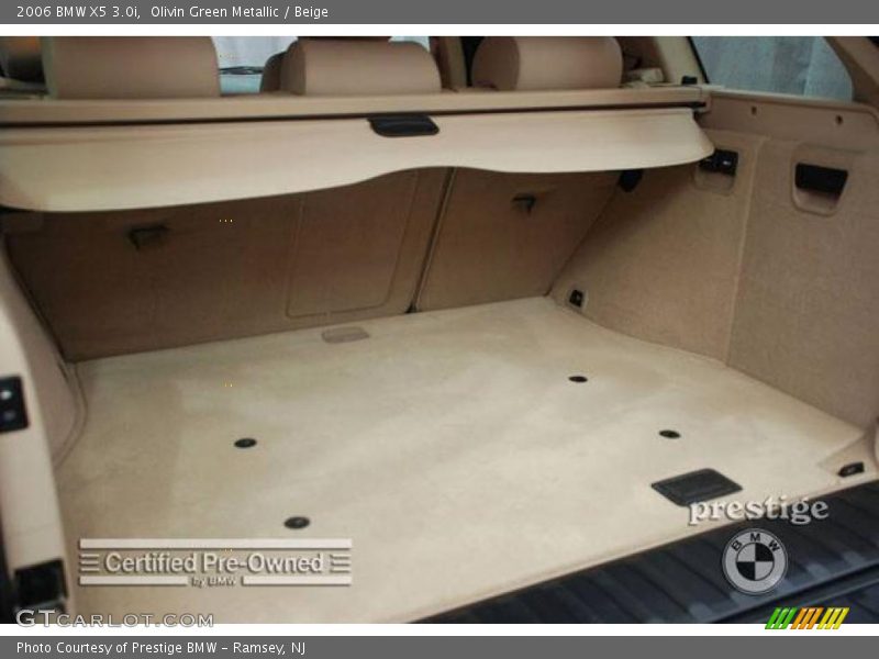 Olivin Green Metallic / Beige 2006 BMW X5 3.0i