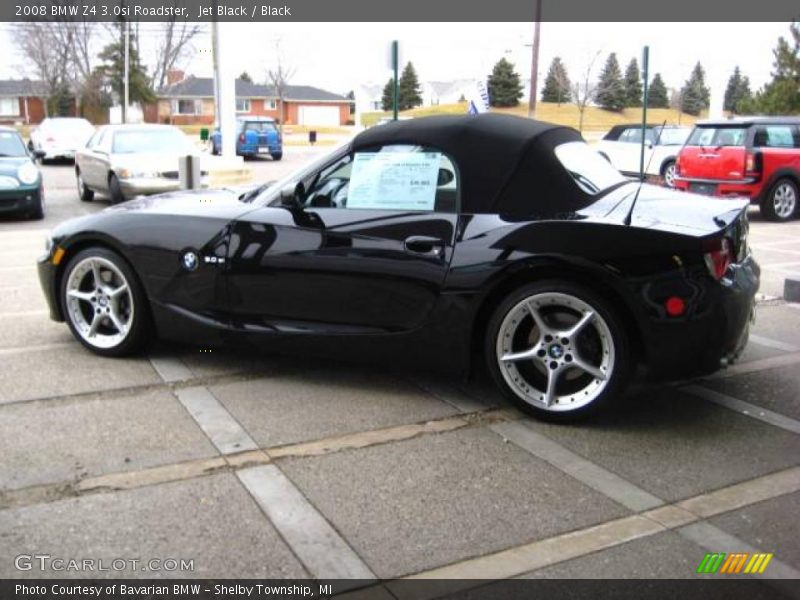 Jet Black / Black 2008 BMW Z4 3.0si Roadster