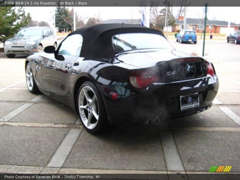Jet Black / Black 2008 BMW Z4 3.0si Roadster