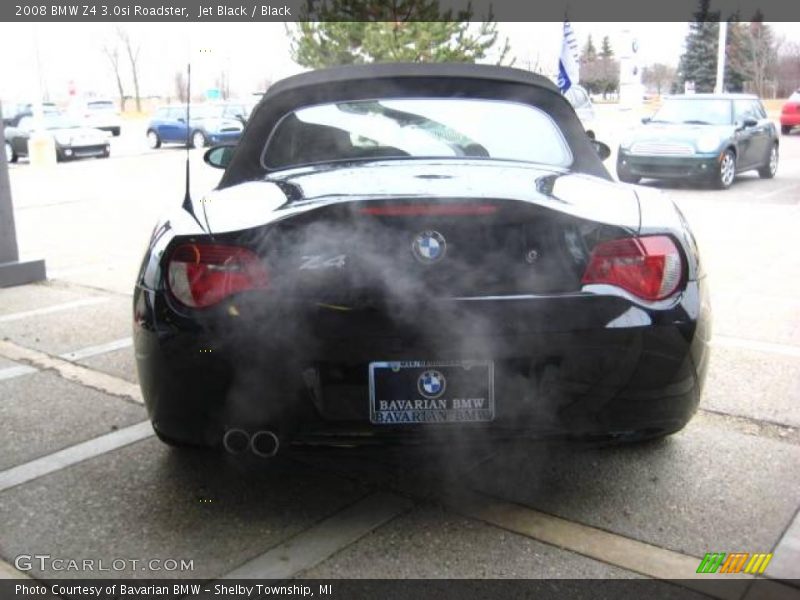 Jet Black / Black 2008 BMW Z4 3.0si Roadster