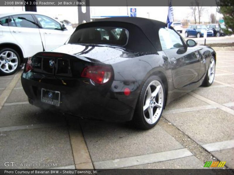 Jet Black / Black 2008 BMW Z4 3.0si Roadster