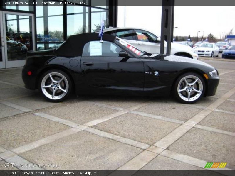 Jet Black / Black 2008 BMW Z4 3.0si Roadster