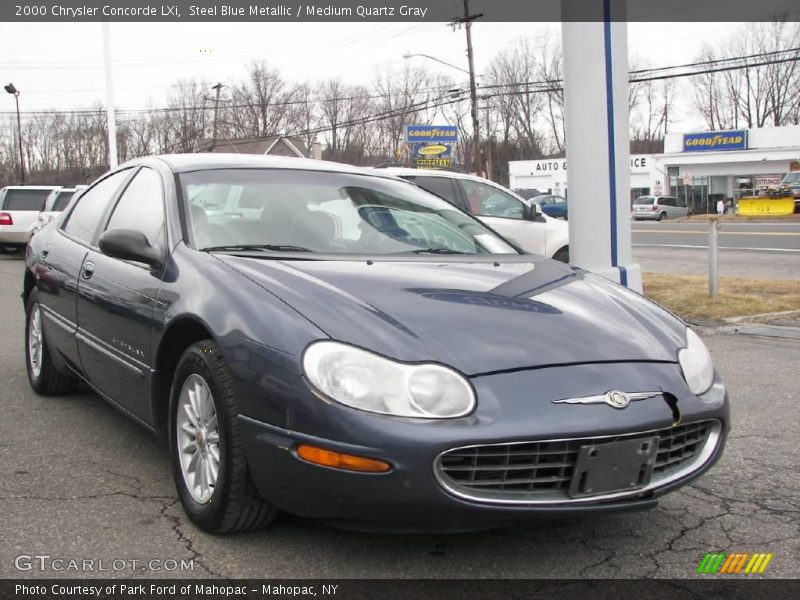 Steel Blue Metallic / Medium Quartz Gray 2000 Chrysler Concorde LXi