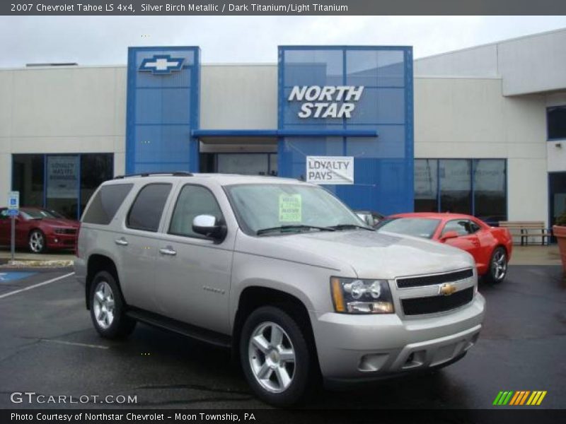 Silver Birch Metallic / Dark Titanium/Light Titanium 2007 Chevrolet Tahoe LS 4x4