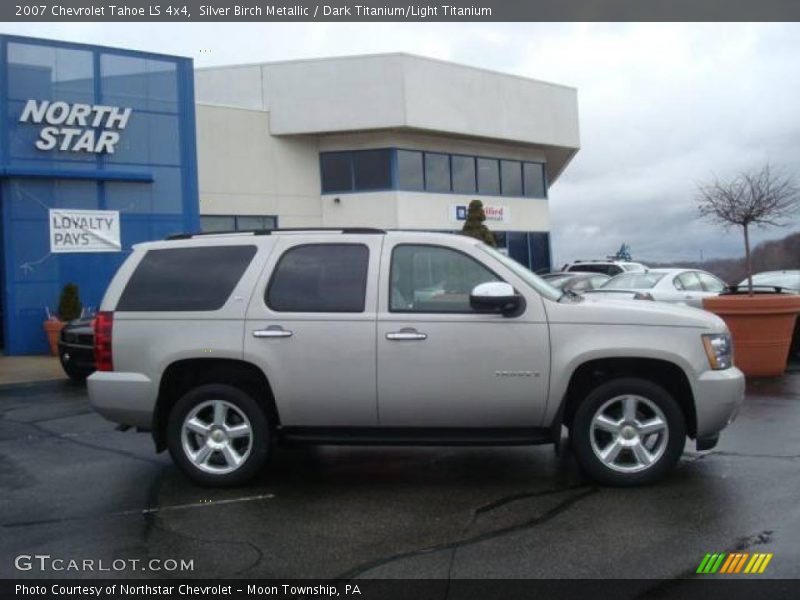 Silver Birch Metallic / Dark Titanium/Light Titanium 2007 Chevrolet Tahoe LS 4x4