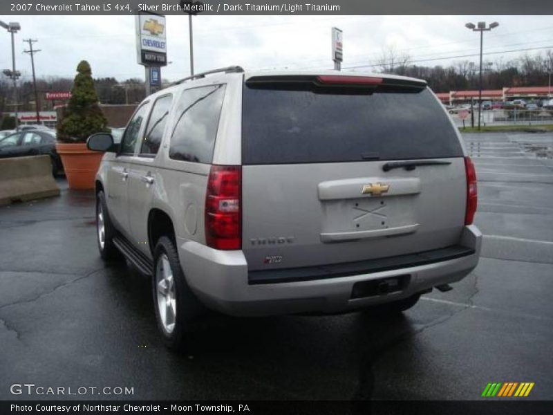 Silver Birch Metallic / Dark Titanium/Light Titanium 2007 Chevrolet Tahoe LS 4x4