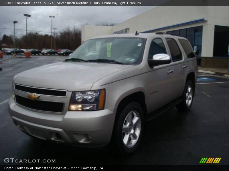Silver Birch Metallic / Dark Titanium/Light Titanium 2007 Chevrolet Tahoe LS 4x4