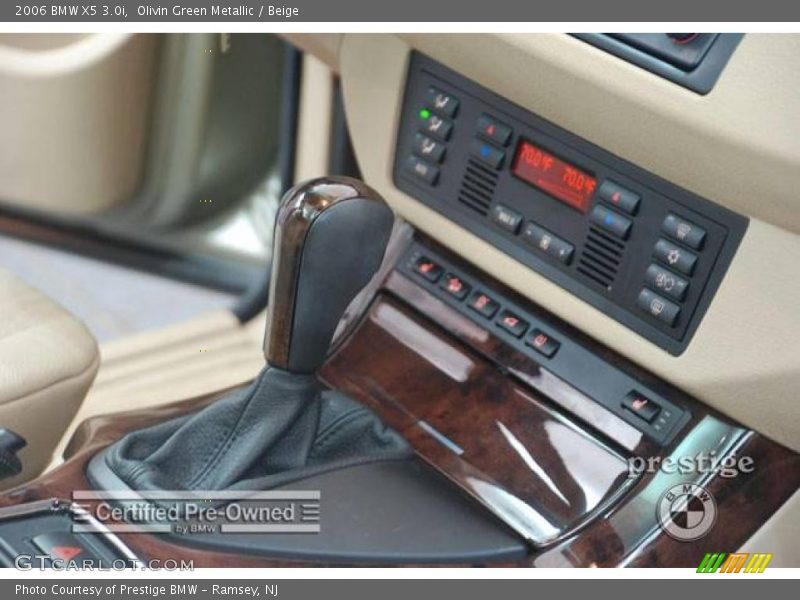 Olivin Green Metallic / Beige 2006 BMW X5 3.0i