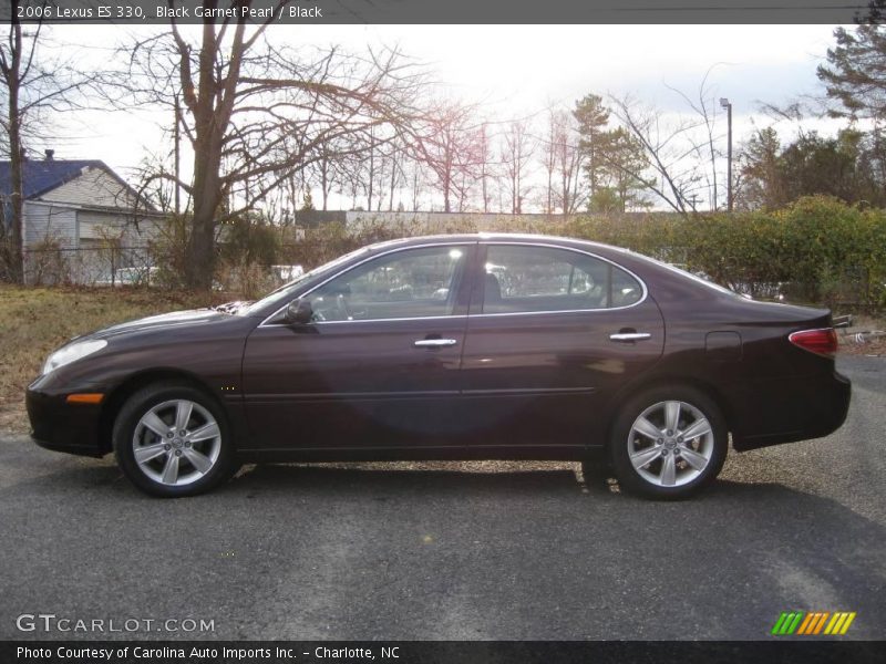 Black Garnet Pearl / Black 2006 Lexus ES 330