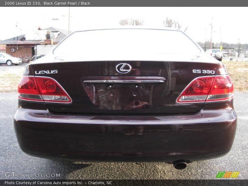 Black Garnet Pearl / Black 2006 Lexus ES 330