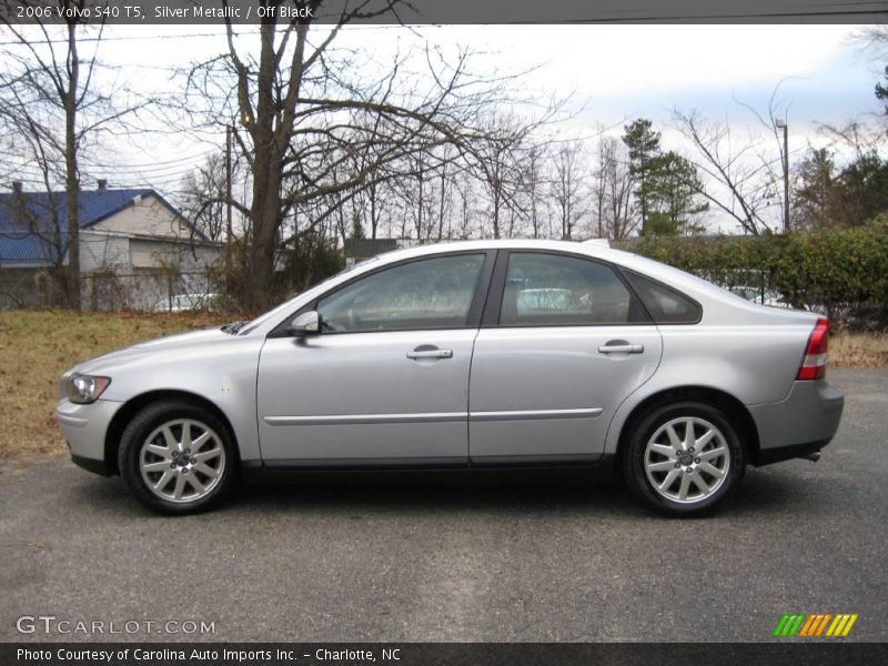 Silver Metallic / Off Black 2006 Volvo S40 T5