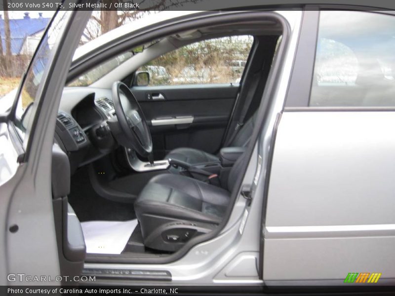 Silver Metallic / Off Black 2006 Volvo S40 T5