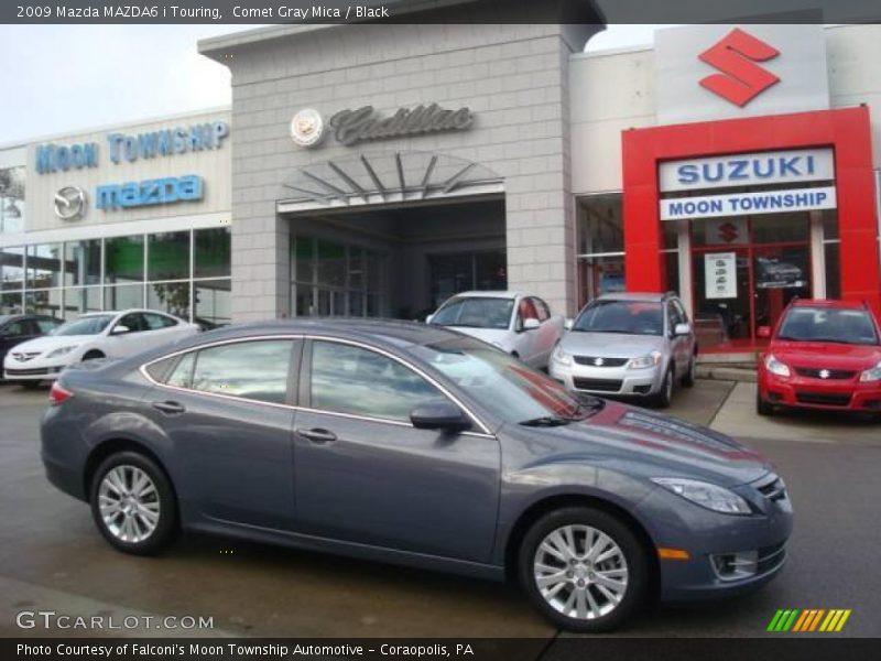 Comet Gray Mica / Black 2009 Mazda MAZDA6 i Touring