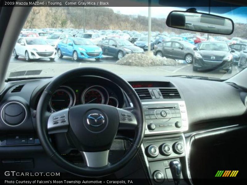Comet Gray Mica / Black 2009 Mazda MAZDA6 i Touring