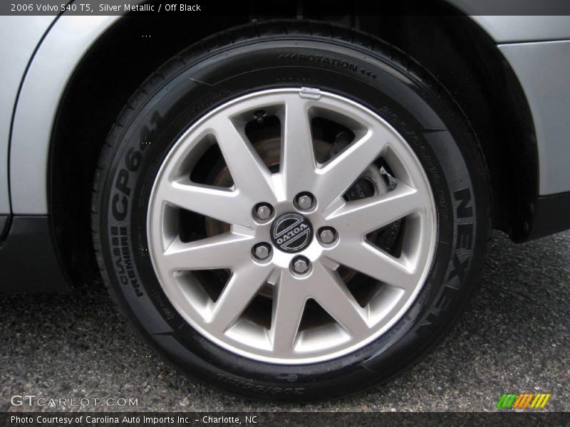 Silver Metallic / Off Black 2006 Volvo S40 T5