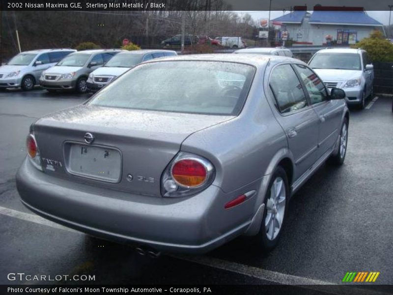 Sterling Mist Metallic / Black 2002 Nissan Maxima GLE