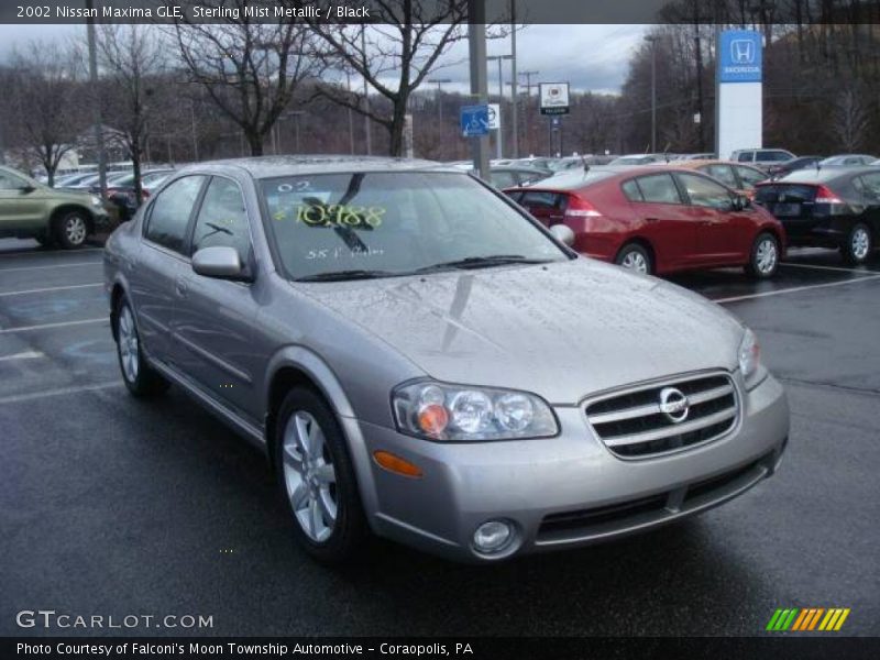 Sterling Mist Metallic / Black 2002 Nissan Maxima GLE