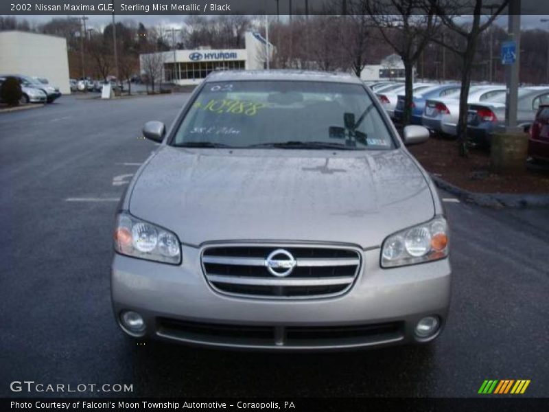 Sterling Mist Metallic / Black 2002 Nissan Maxima GLE
