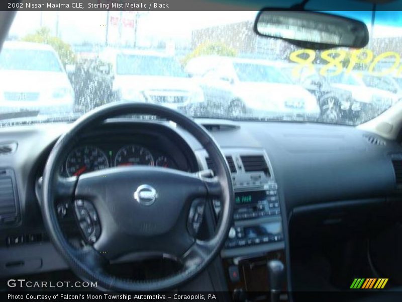 Sterling Mist Metallic / Black 2002 Nissan Maxima GLE