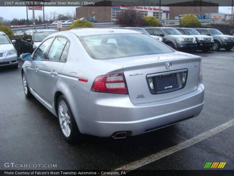Alabaster Silver Metallic / Ebony 2007 Acura TL 3.2