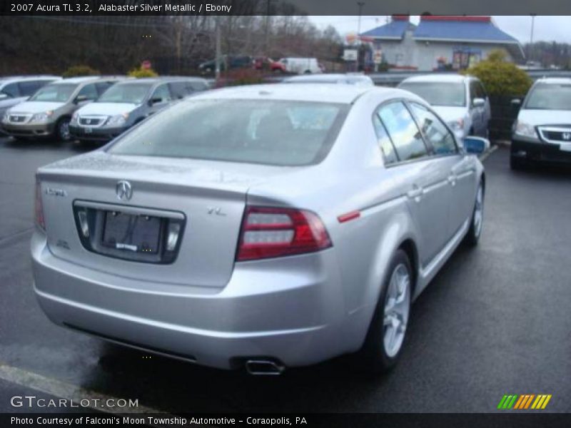 Alabaster Silver Metallic / Ebony 2007 Acura TL 3.2